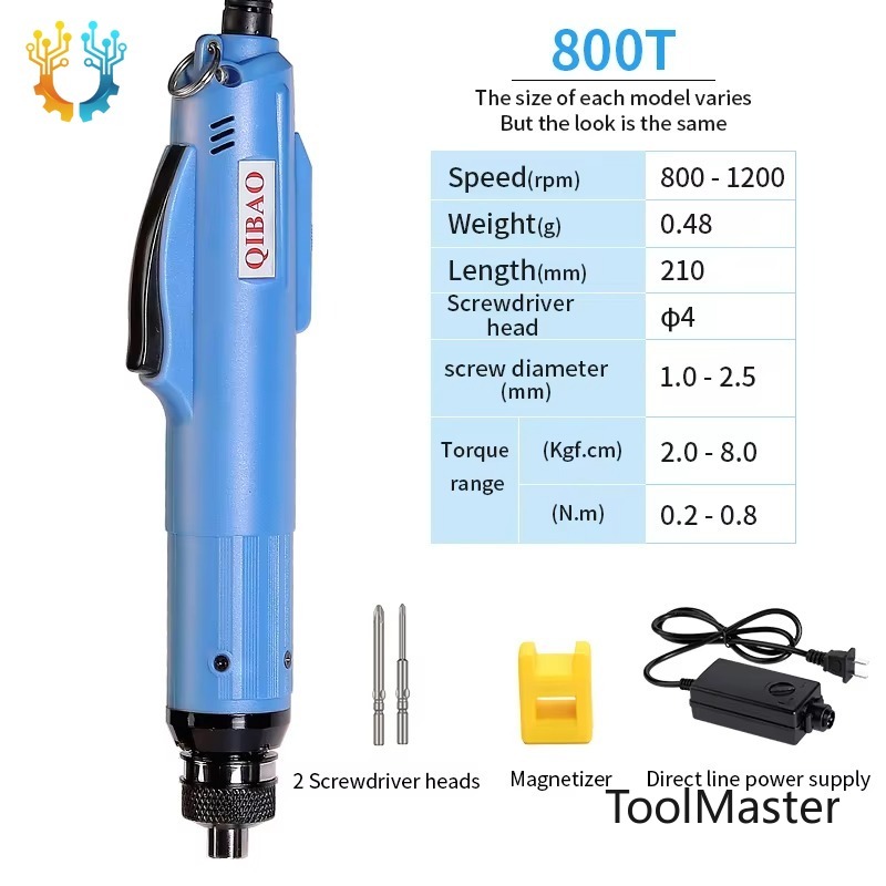 Power Tools Hardware - 【2026】Электрическая отвертка-дрель 800Т, автоматическая, промышленная, прецизионная