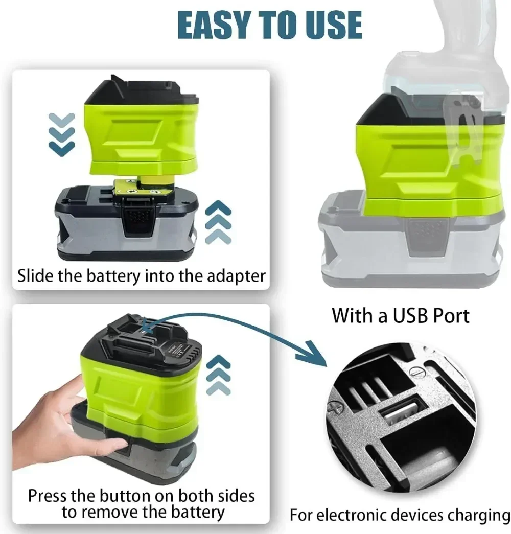 Адаптер-переходник для литий-и – обзор и цена Power Tools Ryobi