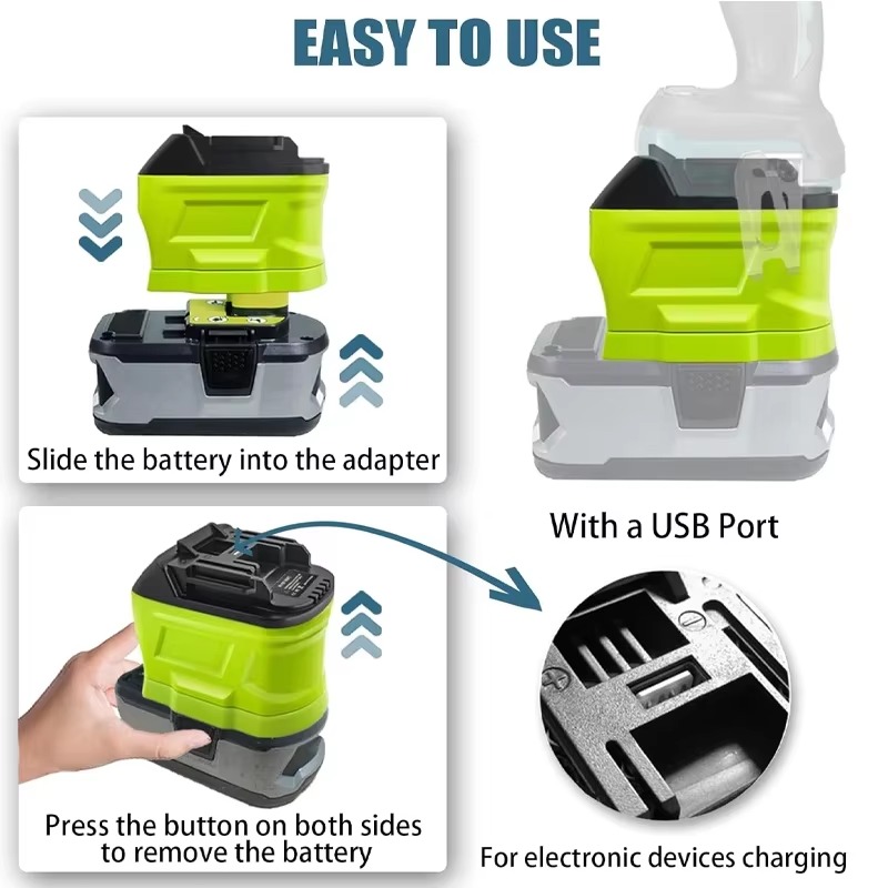 ГОРЯЧИЙ адаптер для аккумулято – обзор и цена Power Tools Ryobi